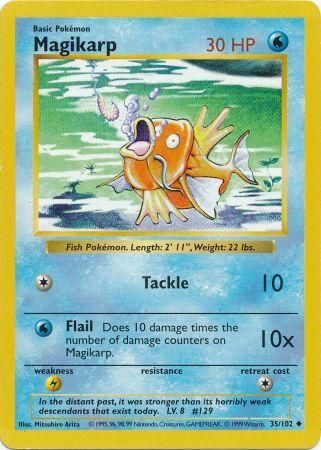 Magikarp (35/102) [Base Set Shadowless Unlimited] | Anubis Games and Hobby