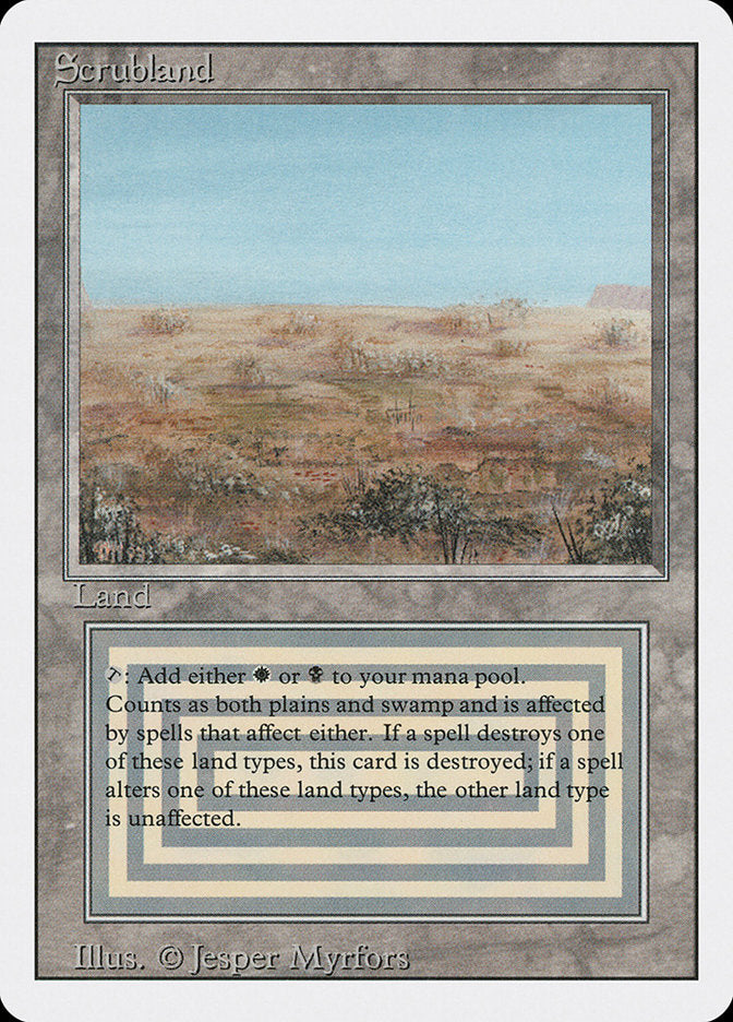 Scrubland [Revised Edition] | Anubis Games and Hobby