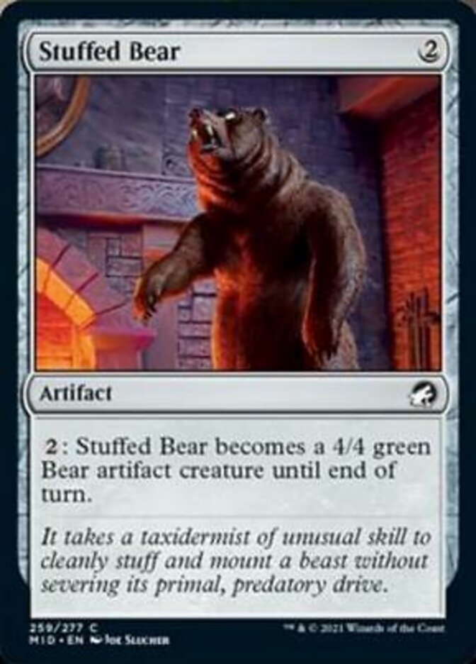 Stuffed Bear [Innistrad: Midnight Hunt] | Anubis Games and Hobby
