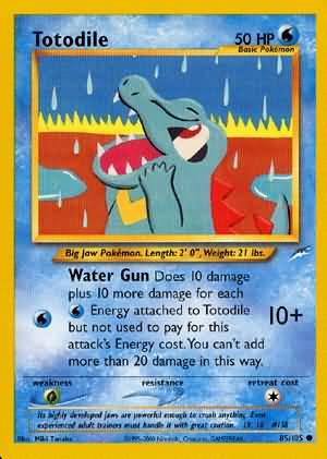 Totodile (85/105) [Neo Destiny Unlimited] | Anubis Games and Hobby