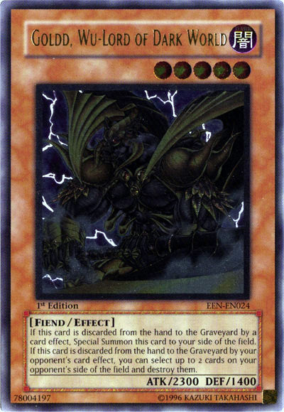 Goldd, Wu-Lord of Dark World [EEN-EN024] Ultimate Rare | Anubis Games and Hobby