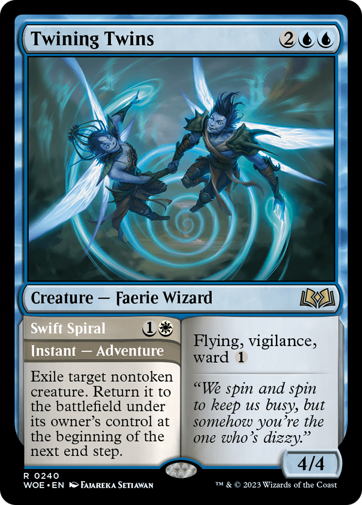 Twining Twins // Swift Spiral [Wilds of Eldraine] | Anubis Games and Hobby