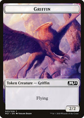 Dog // Griffin Double-Sided Token [Core Set 2021 Tokens] | Anubis Games and Hobby