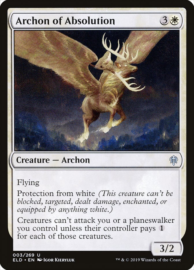 Archon of Absolution [Throne of Eldraine] | Anubis Games and Hobby
