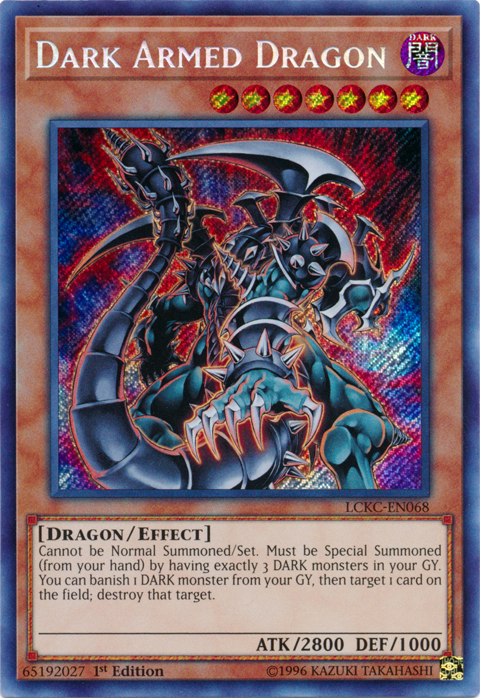 Dark Armed Dragon [LCKC-EN068] Secret Rare | Anubis Games and Hobby