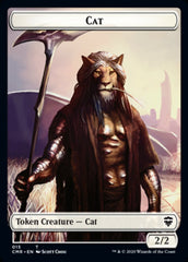 Cat // Soldier Double-Sided Token [Commander Legends Tokens] | Anubis Games and Hobby