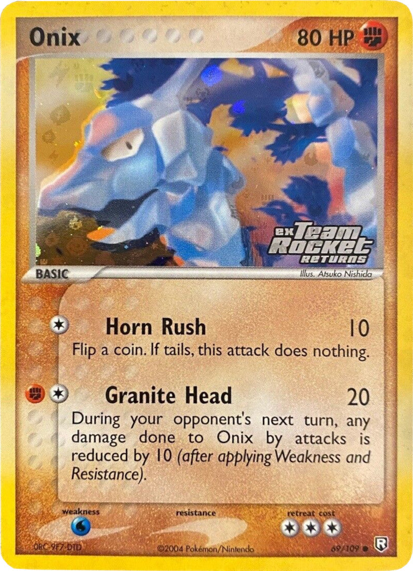 Onix (69/109) (Stamped) [EX: Team Rocket Returns] | Anubis Games and Hobby