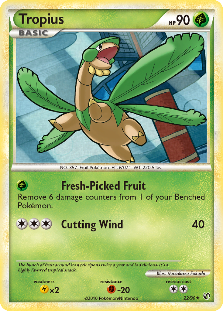 Tropius (22/90) [HeartGold & SoulSilver: Undaunted] | Anubis Games and Hobby