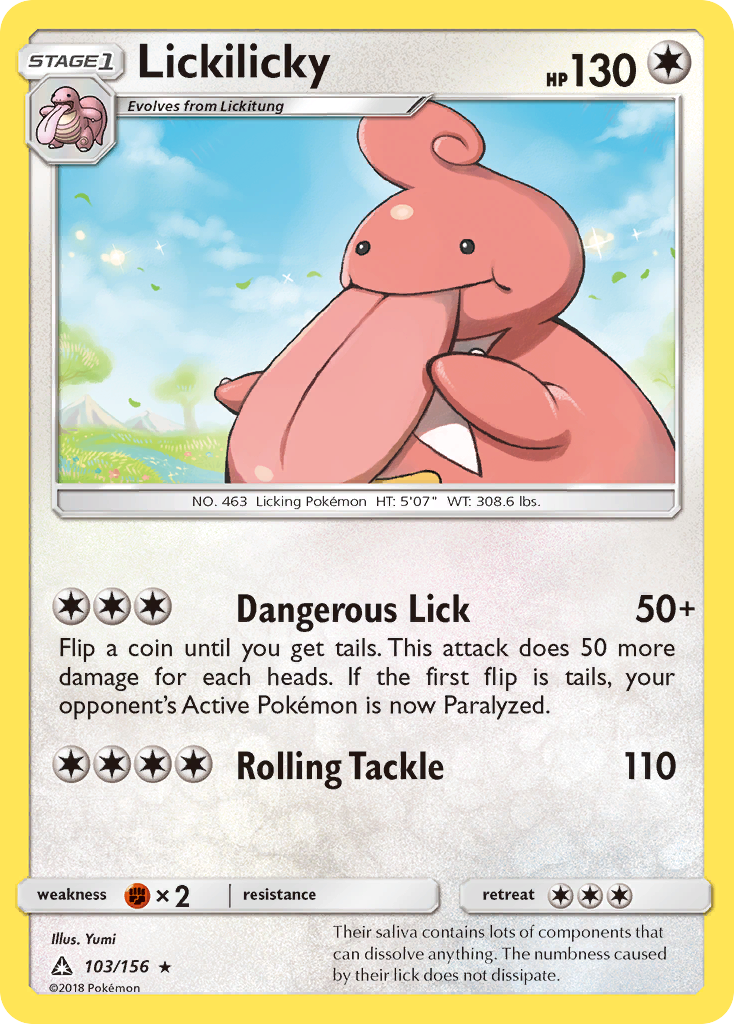 Lickilicky (103/156) [Sun & Moon: Ultra Prism] | Anubis Games and Hobby