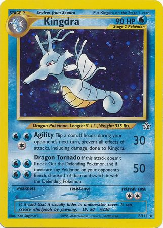 Kingdra (8/111) [Neo Genesis Unlimited] | Anubis Games and Hobby