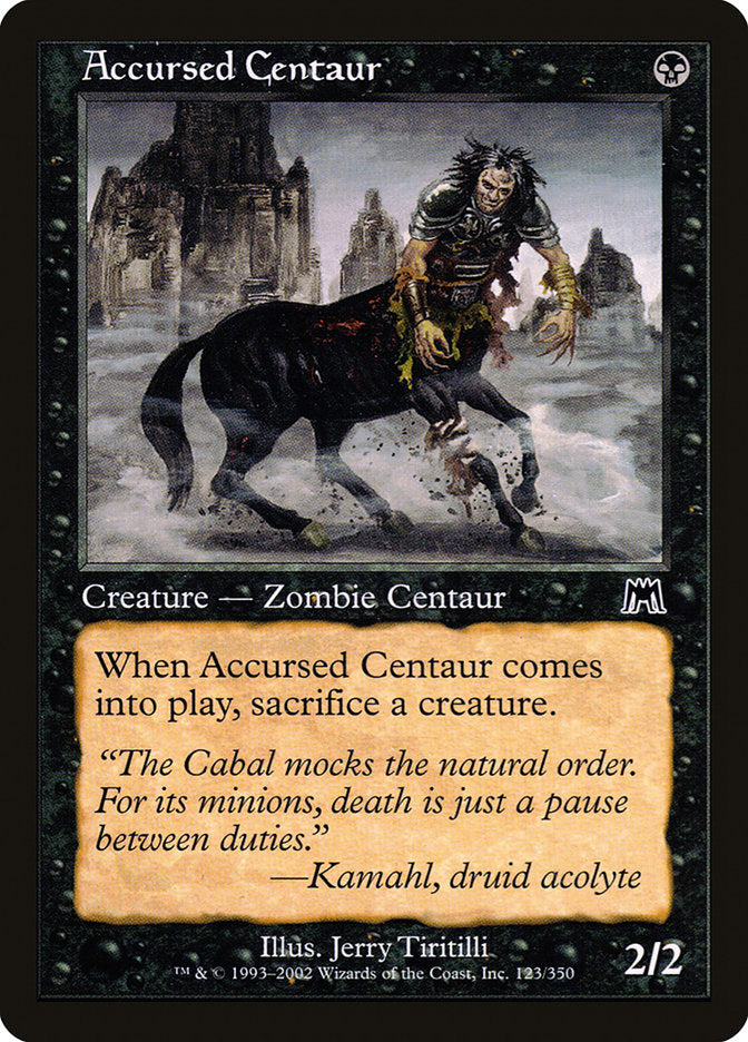 Accursed Centaur [Onslaught] | Anubis Games and Hobby