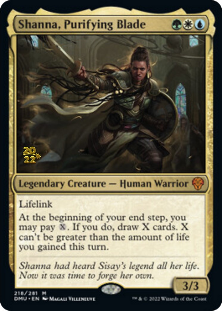 Shanna, Purifying Blade [Dominaria United Prerelease Promos] | Anubis Games and Hobby