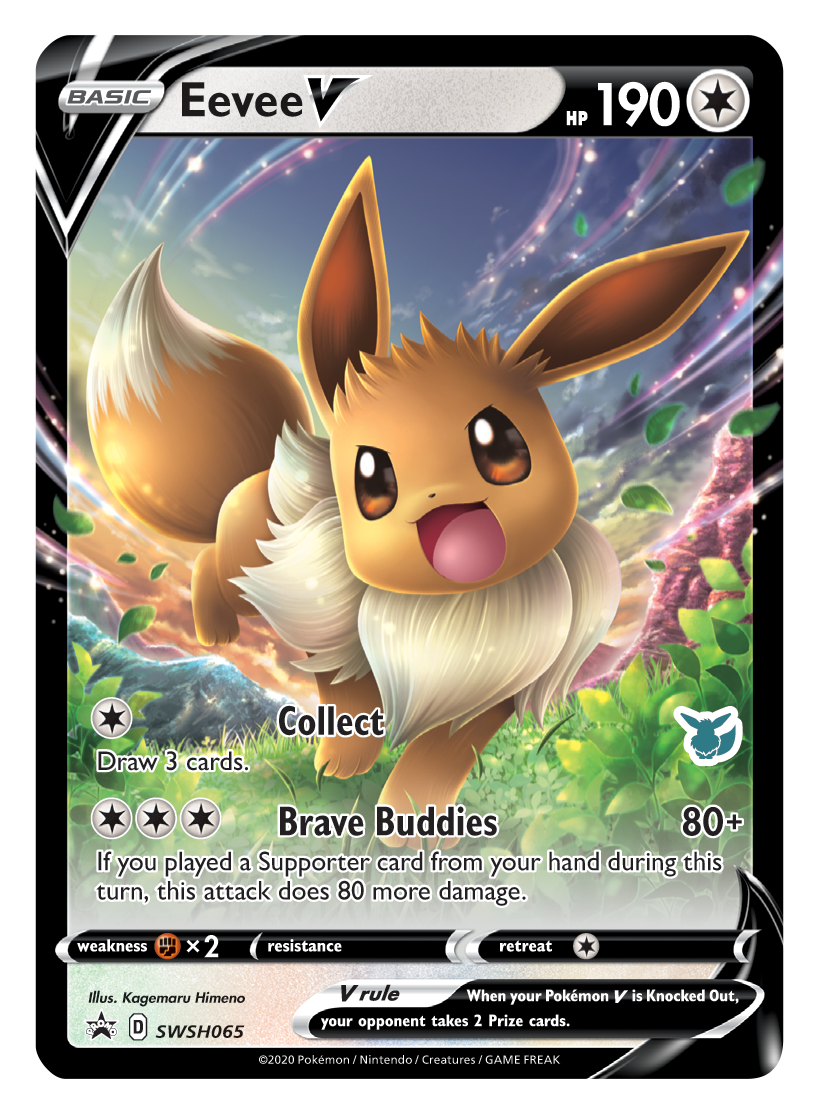 Eevee V (SWSH065) (Eevee Deck) [Battle Academy 2022] | Anubis Games and Hobby