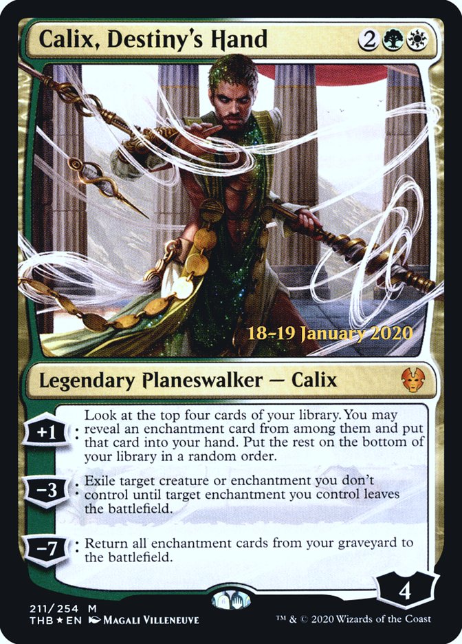 Calix, Destiny's Hand [Theros Beyond Death Prerelease Promos] | Anubis Games and Hobby