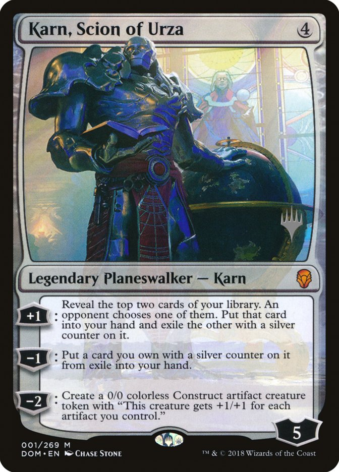 Karn, Scion of Urza (Promo Pack) [Dominaria Promos] | Anubis Games and Hobby