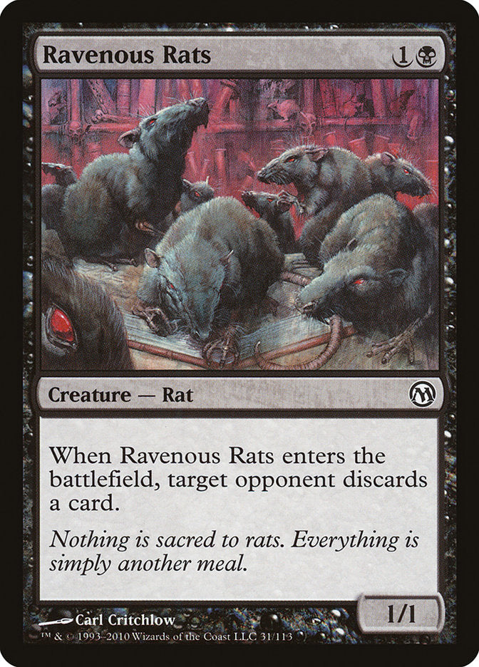 Ravenous Rats [Duels of the Planeswalkers] | Anubis Games and Hobby