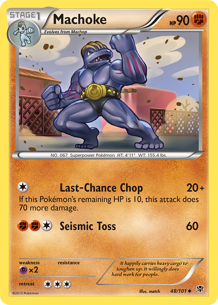 Machoke (48/101) [Black & White: Plasma Blast] | Anubis Games and Hobby