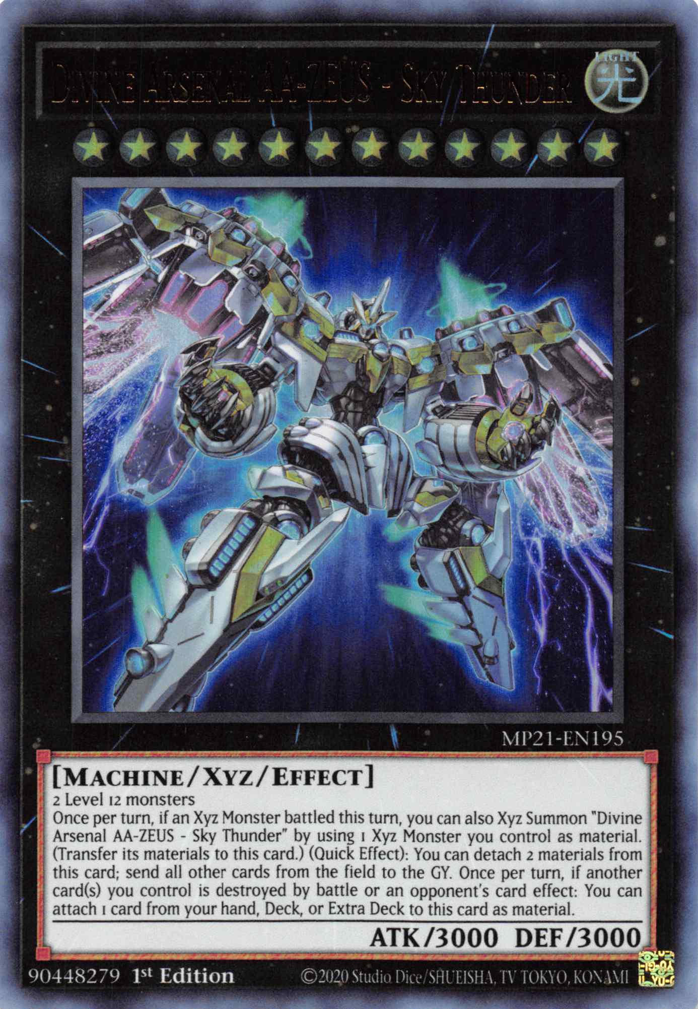 Divine Arsenal AA-ZEUS - Sky Thunder [MP21-EN195] Ultra Rare | Anubis Games and Hobby