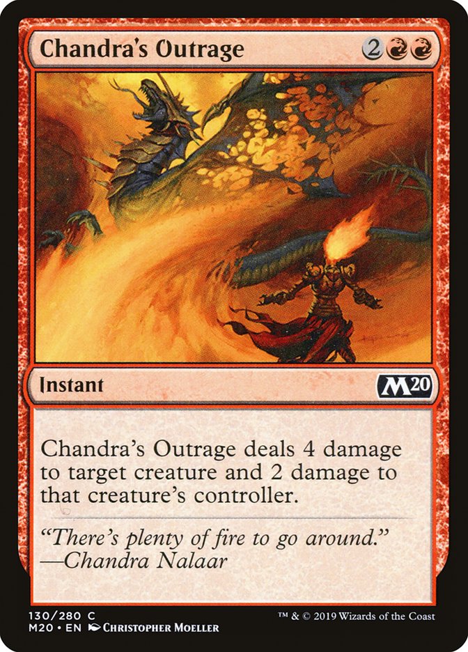 Chandra's Outrage [Core Set 2020] | Anubis Games and Hobby