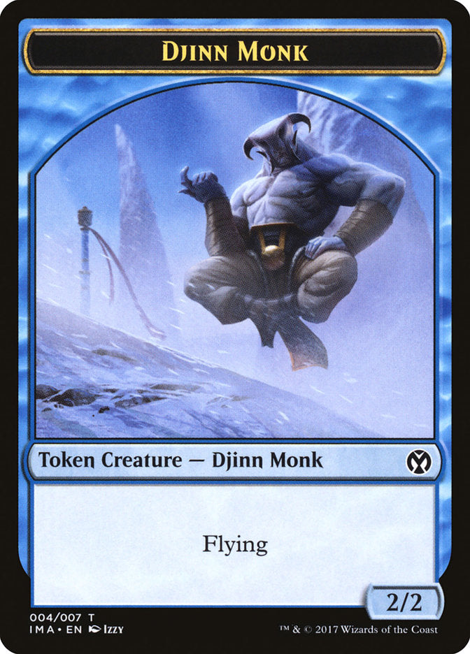 Djinn Monk Token [Iconic Masters Tokens] | Anubis Games and Hobby