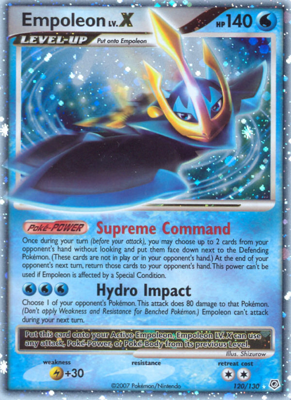 Empoleon LV.X (120/130) [Diamond & Pearl: Base Set] | Anubis Games and Hobby