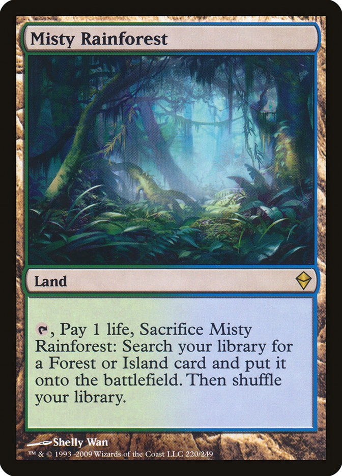 Misty Rainforest [Zendikar] | Anubis Games and Hobby