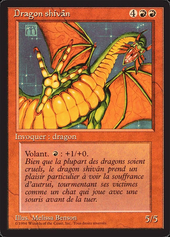 Shivan Dragon [Foreign Black Border] | Anubis Games and Hobby