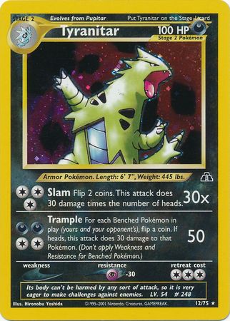 Tyranitar (12/75) [Neo Discovery Unlimited] | Anubis Games and Hobby