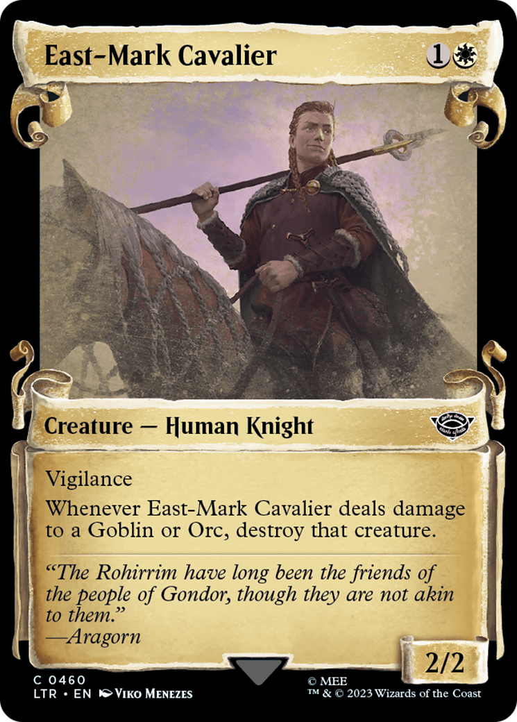 East-Mark Cavalier [The Lord of the Rings: Tales of Middle-Earth Showcase Scrolls] | Anubis Games and Hobby