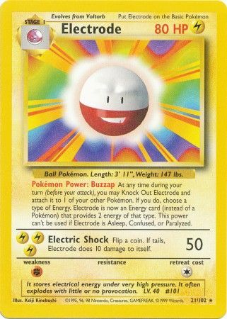 Electrode (21/102) [Base Set Unlimited] | Anubis Games and Hobby