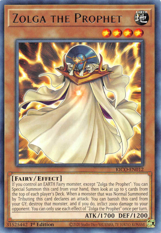 Zolga the Prophet (Rare) [KICO-EN012] Rare | Anubis Games and Hobby