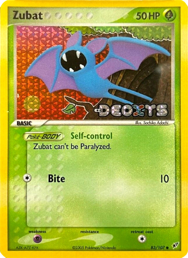 Zubat (83/107) (Stamped) [EX: Deoxys] | Anubis Games and Hobby