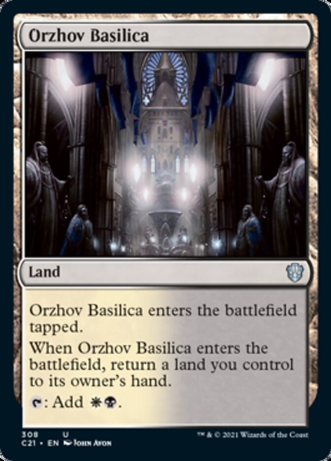 Orzhov Basilica [Commander 2021] | Anubis Games and Hobby