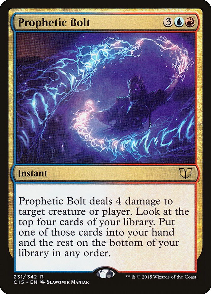 Prophetic Bolt [Commander 2015] | Anubis Games and Hobby