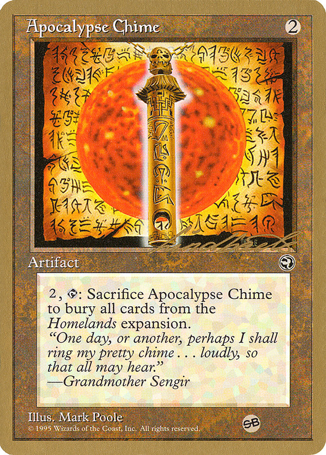 Apocalypse Chime (Leon Lindback) (SB) [Pro Tour Collector Set] | Anubis Games and Hobby