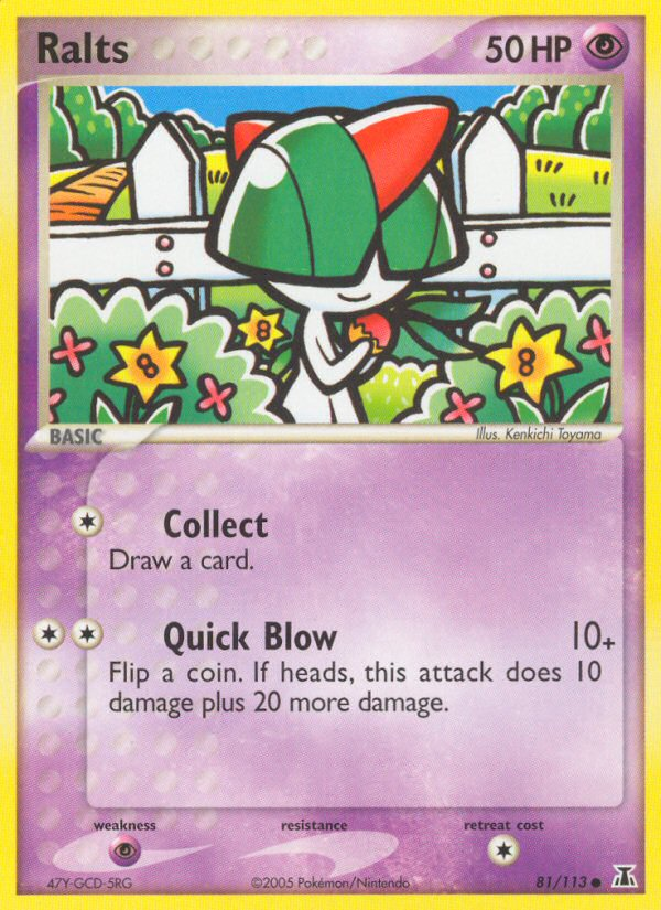 Ralts (81/113) [EX: Delta Species] | Anubis Games and Hobby