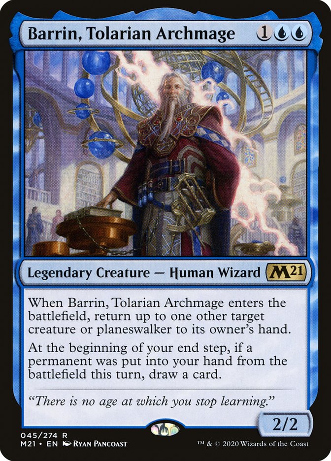 Barrin, Tolarian Archmage [Core Set 2021] | Anubis Games and Hobby