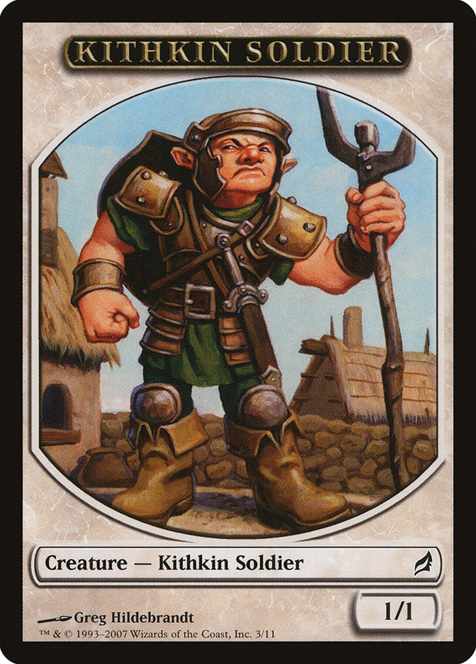 Kithkin Soldier Token [Lorwyn Tokens] | Anubis Games and Hobby