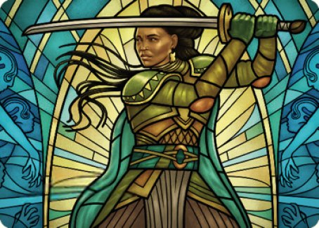 Shanna, Purifying Blade Art Card 2 [Dominaria United Art Series] | Anubis Games and Hobby