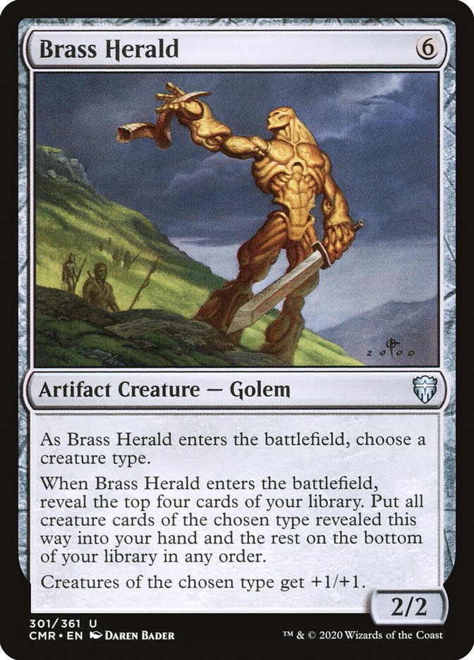 Brass Herald [Commander Legends] | Anubis Games and Hobby