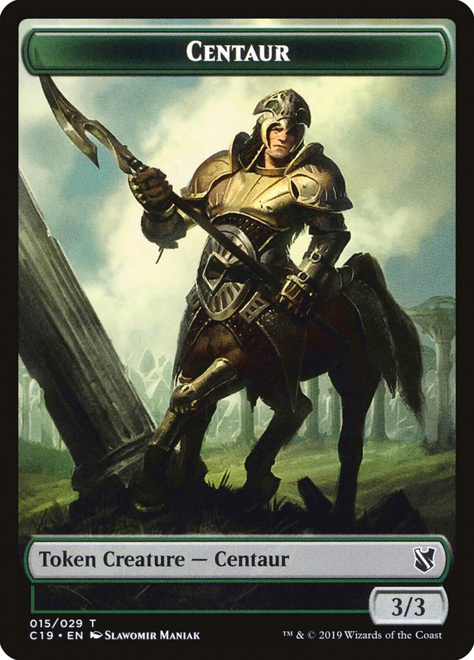 Centaur Token [Commander 2019 Tokens] | Anubis Games and Hobby