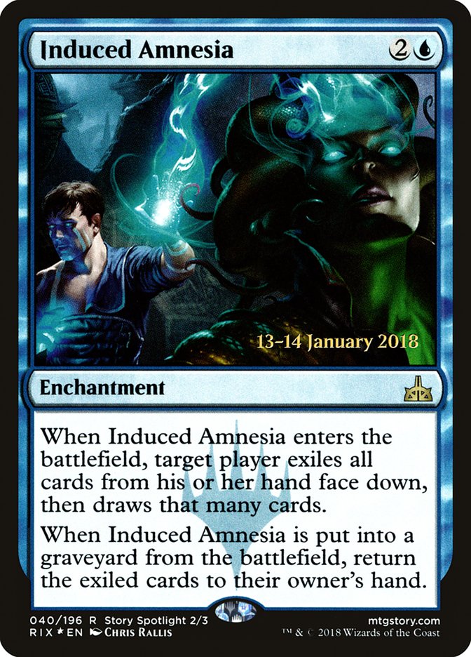 Induced Amnesia [Rivals of Ixalan Prerelease Promos] | Anubis Games and Hobby