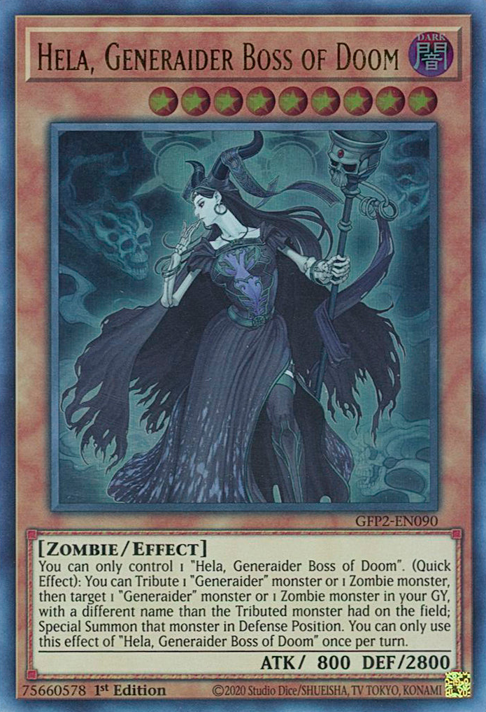 Hela, Generaider Boss of Doom [GFP2-EN090] Ultra Rare | Anubis Games and Hobby