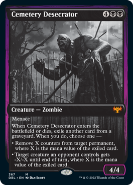 Cemetery Desecrator [Innistrad: Double Feature] | Anubis Games and Hobby