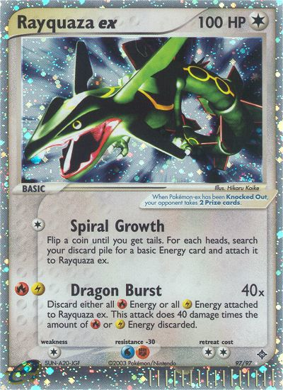 Rayquaza ex (97/97) [EX: Dragon] | Anubis Games and Hobby