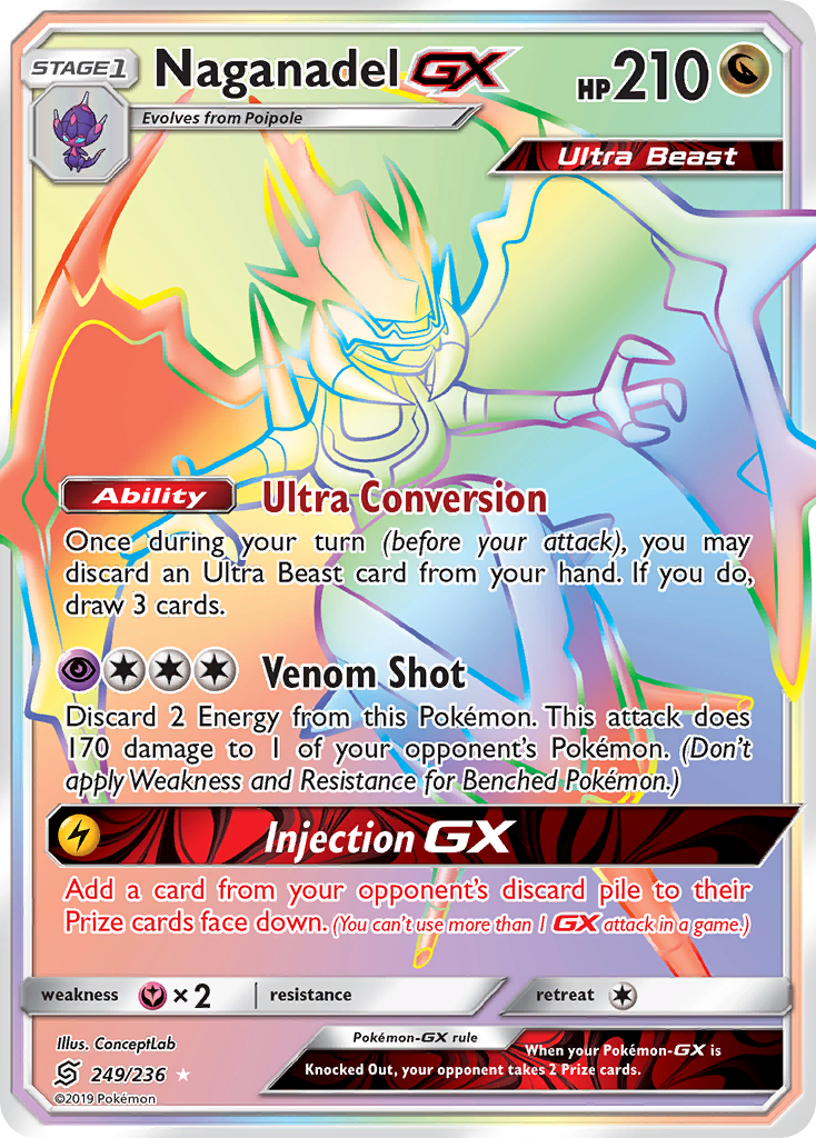 Naganadel GX (249/236) [Sun & Moon: Unified Minds] | Anubis Games and Hobby