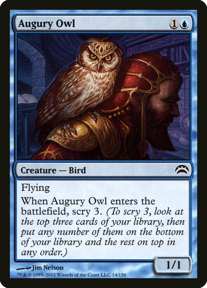 Augury Owl [Planechase 2012] | Anubis Games and Hobby