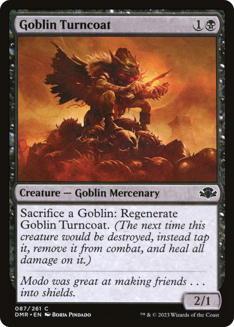 Goblin Turncoat [Dominaria Remastered] | Anubis Games and Hobby