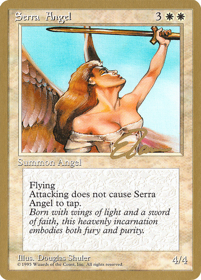 Serra Angel (Eric Tam) [Pro Tour Collector Set] | Anubis Games and Hobby