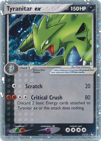 Tyranitar ex (17/17) (Holo) [POP Series 1] | Anubis Games and Hobby